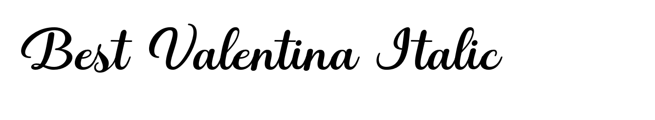 Best Valentina Italic